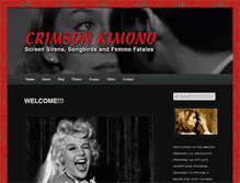 Tablet Screenshot of crimsonkimono.com